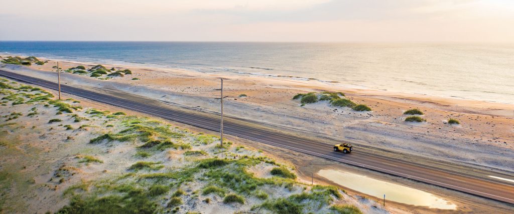 coastal NC highway 12 at the Outer Banks